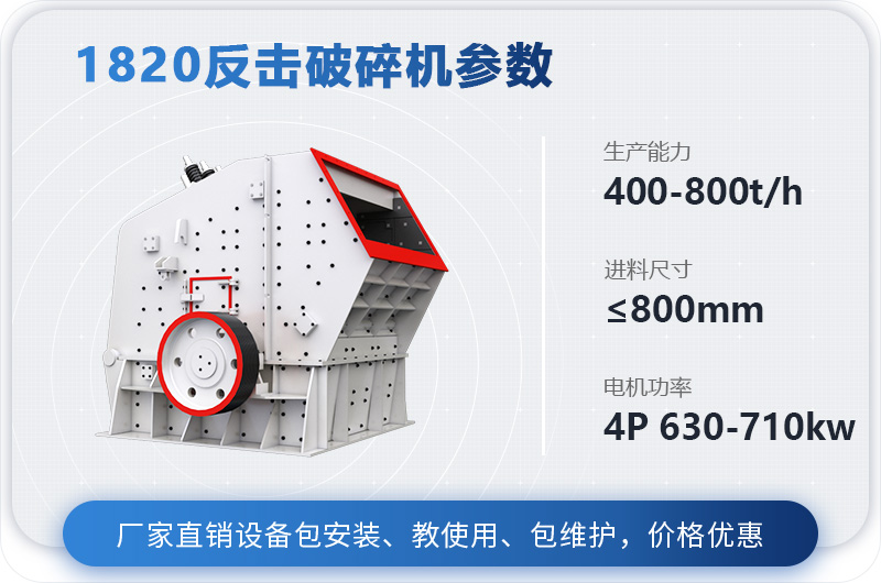 1820反擊破碎機技術參數