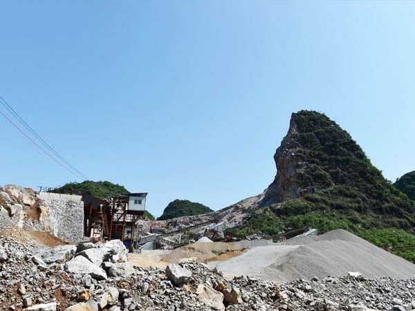 采石場作業現場