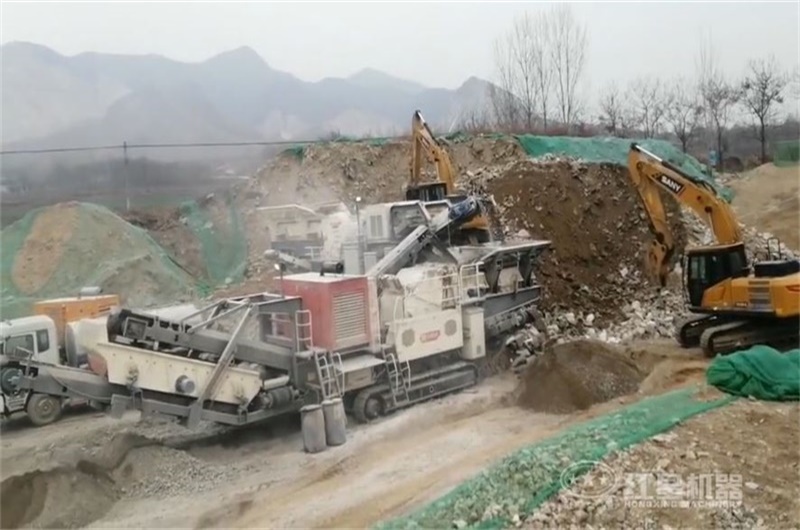 廣東用戶建筑垃圾移動破碎生產線